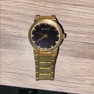 Gold Nixon Watch